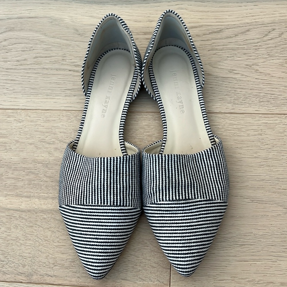 Jenni Kayne Chambray D’Orsay Flats Size 37.5